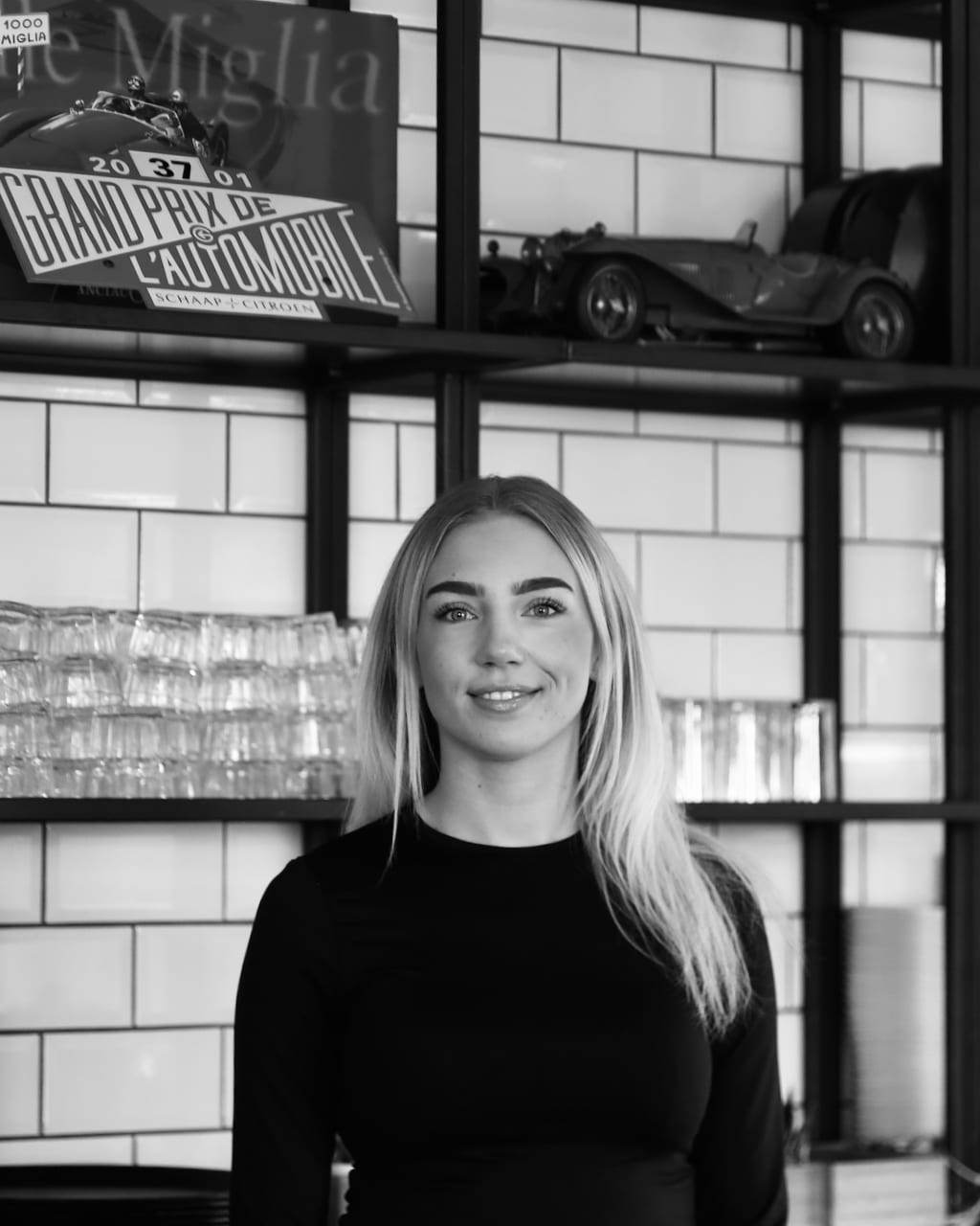 Chanel Leemkuil, hostess gallery grand café at Gallery Aaldering.