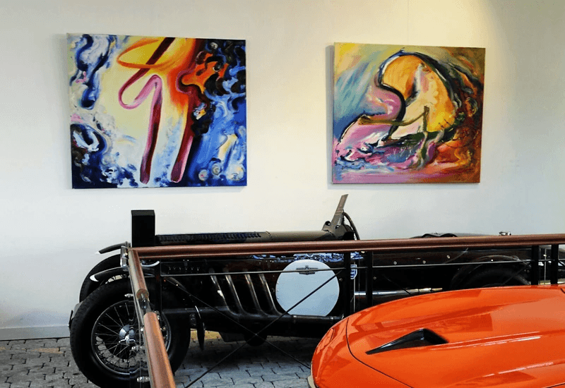 Exhibition paintings Henk Stemerdink at Gallery Aaldering