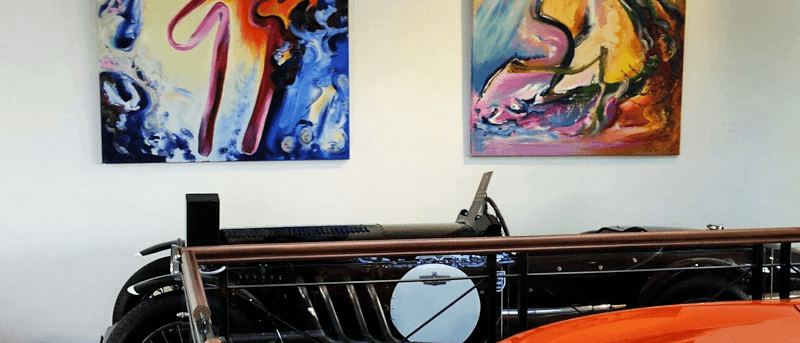 Exhibition paintings Henk Stemerdink at Gallery Aaldering