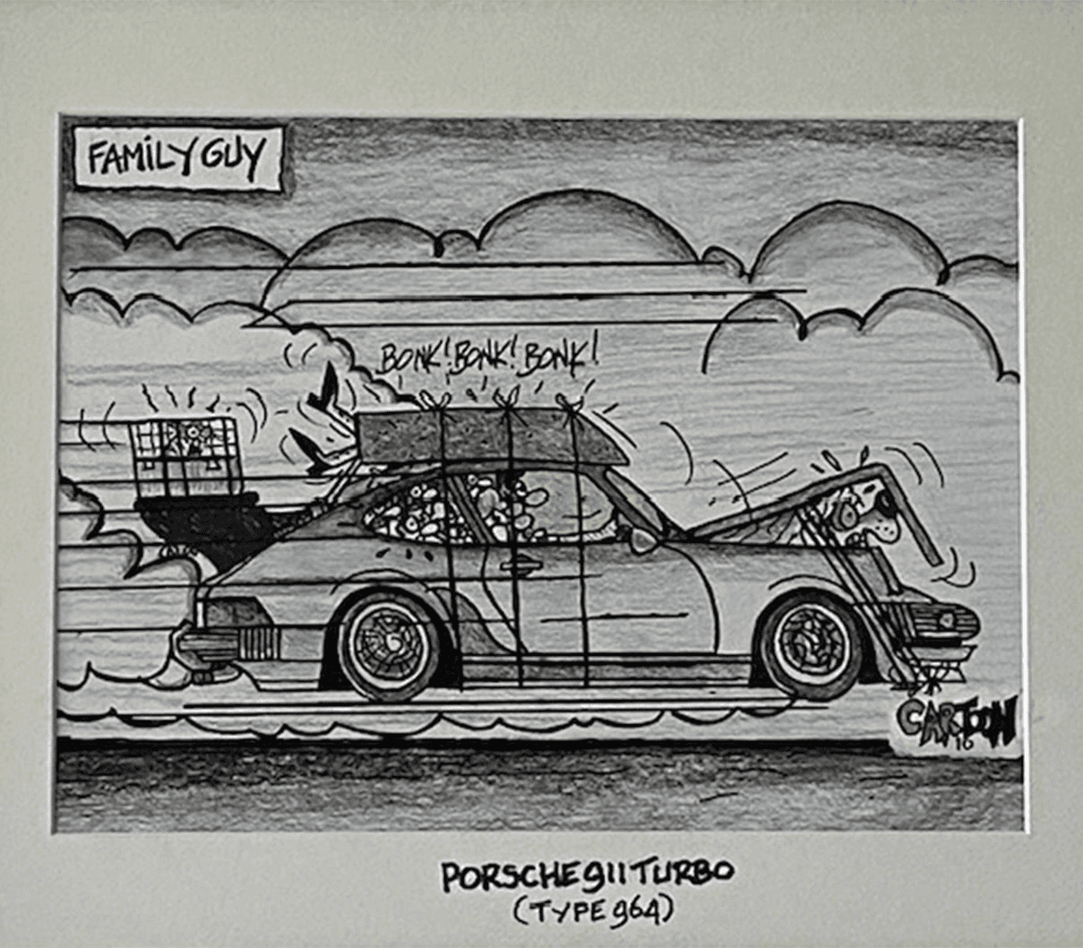 Exhibition CarToons by Toon van Driel at Gallery Aaldering