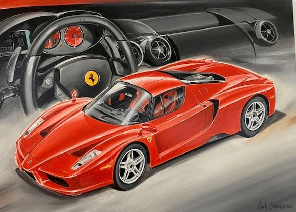 Paintings by Henk Stadman – An Ode to Motor and Motorsport